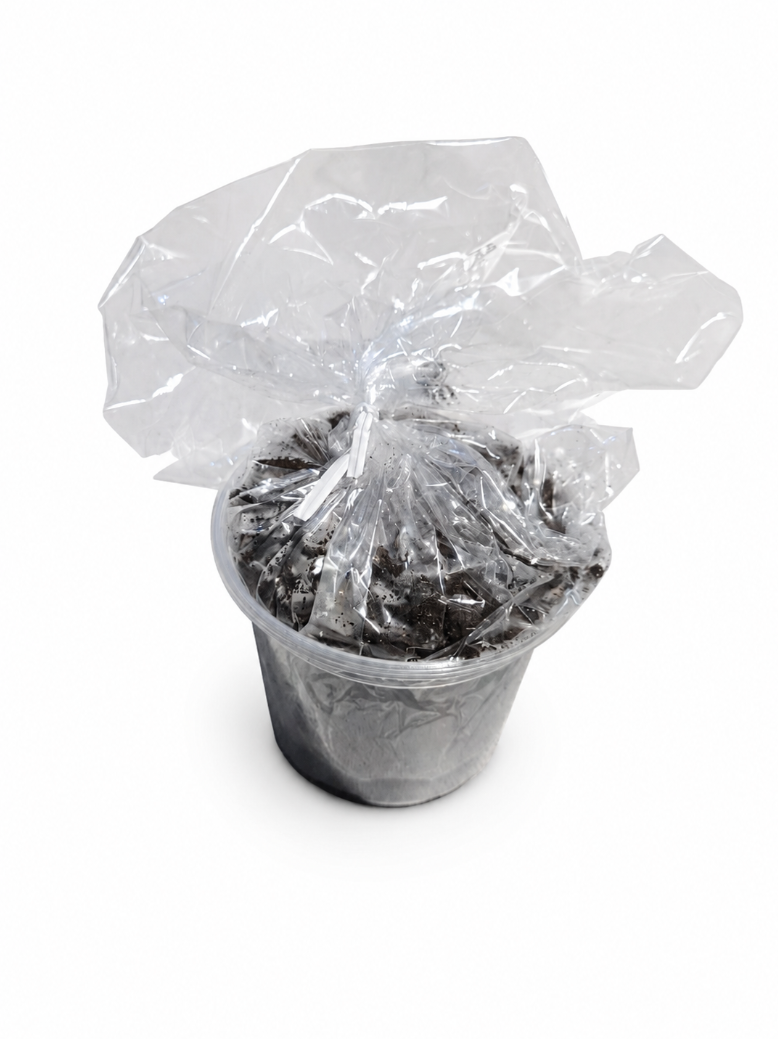 Cup & custom soil mix